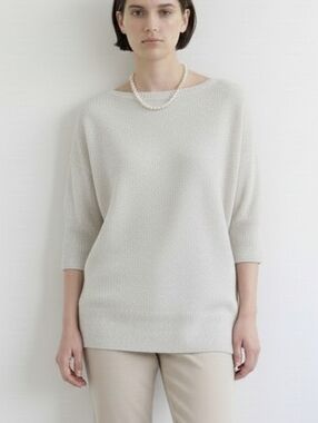 Cyrus Light Gray Knit Sweater